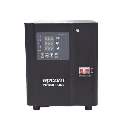Imagen de Regulador de Voltaje Industrial Monofásico 3 kVA/3 kW 120 V / Entrada 96-144 Vca / Salida 117.6- 122.4 Vca