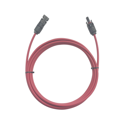 Imagen de Cable Fotovoltaico / 1 metro / Color Rojo / Calibre 10 AWG / Terminal MC4-Macho y Hembra en  ambos extremos