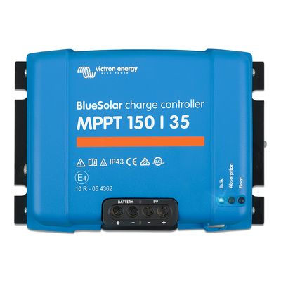 Imagen de BlueSolar MPPT 150/35. Controlador Solar MPPT 35A, Voltaje Selección Automática: 12/24/36/48 Vcc.