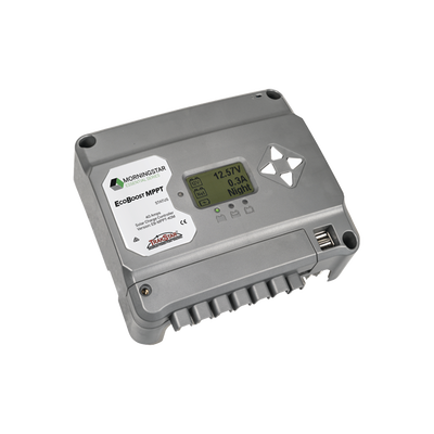 Imagen de Controlador de Carga Solar EcoBoost MPPT 40A con Pantalla.