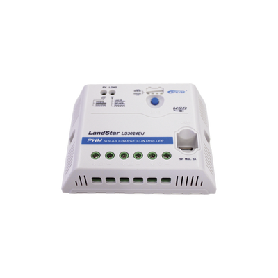 Imagen de Controlador Solar PWM 12/24 V 30 A, Salida USB