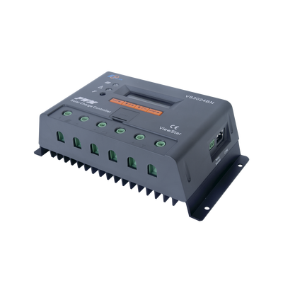 Imagen de Controlador Solar de Carga y Descarga PWM 12/24V 30A con Display, Parámetros Configurables