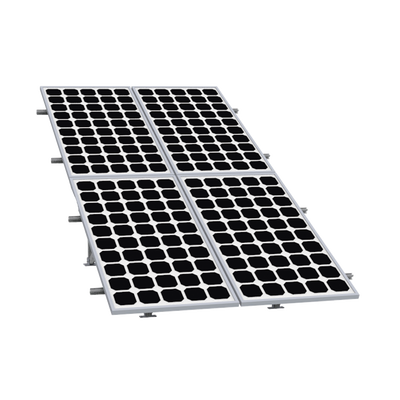 Imagen de Montaje para Panel Solar 2X2, Riel 5 de 2700mm para Módulos con Espesor de 30-35mm, Vel. de Viento Máx. 136km/h