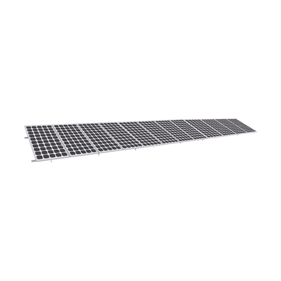 Imagen de Montaje para Panel Solar, Riel "8" de 5400mm para Módulos con Espesor de 35mm, Velocidad de Viento Máx. 136km/h (20° a 45°)