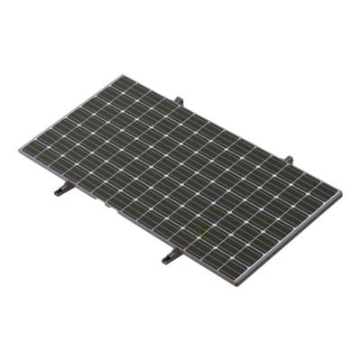 Imagen de Montaje Para Piso de Concreto Para un Modulo Fotovoltaico  de 450 a 660W