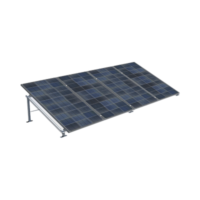 Imagen de Montaje de piso de Alta Resistencia para Instalación de 4 Paneles Solares de hasta 1300 x 2400 mm (Revisar módulos compatibles)