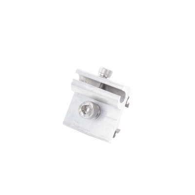 Imagen de Conector para Conexión a Tierra Física de Montajes de Paneles Solares con Riel 5 y 8
