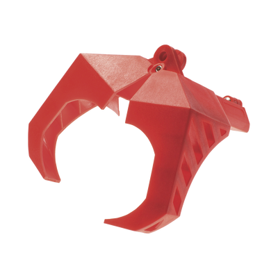 Imagen de Dispositivo de Bloqueo LOTO para Válvulas de Bola, Para Diámetros de de 1.5 a 2" y Longitud de Mango Hasta 7.5", Color Rojo