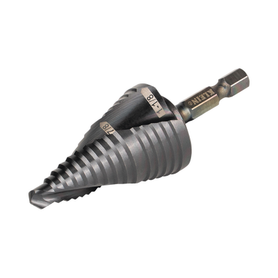 Imagen de Broca Escalonada 12 en 1, de Liberación Rápida, Acanaladura en Espiral, produce Agujeros de 2-3 cm e Intermedios. 10x más Durable