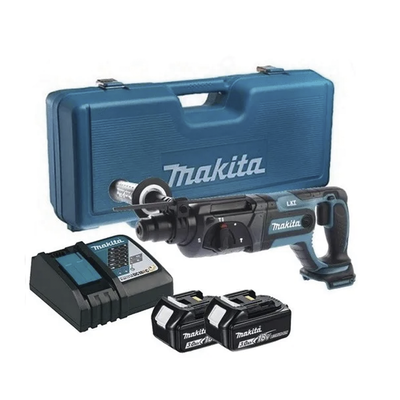 Imagen de Rotamartilló 18V, SDS 0-1.200 Rpm, 3 Modos de Trabajo, Incluye 2 Baterías de 3.0 Ah, Cargador y Maletín.