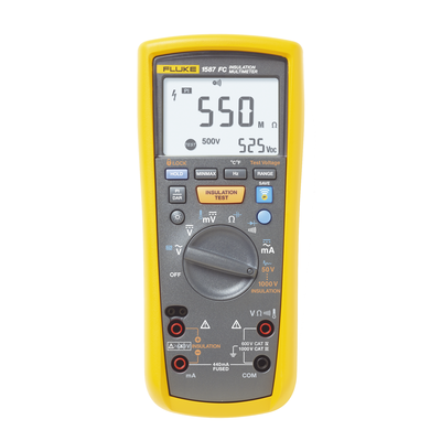 Imagen de Multímetro de Aislamiento 0.01 MΩ - 2GΩ . Prueba de 50V - 1000V. Compatible con FLUKE CONNECT