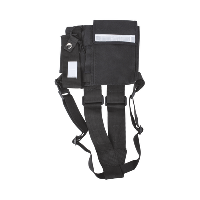 Imagen de Pechera Universal sin logo con soporte para radio y bolígrafo más bolsa con cinta adherente para su seguridad.