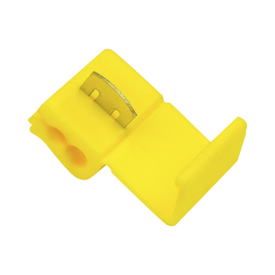 Imagen de Terminal tipo almeja / 12 - 10 AWG / Amarillo / Paquete de 25 piezas.