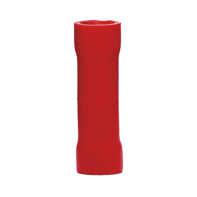 Imagen de Conector a tope aislado / 22 - 16 AWG / Rojo / Paquete de 25 piezas