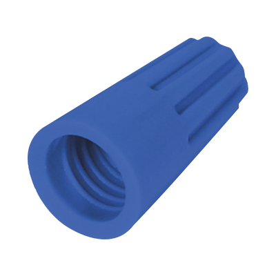 Imagen de Capuchón roscable / 14 AWG / Azúl / Paquete de 25 piezas.