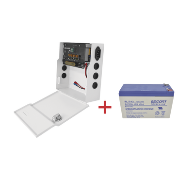 Imagen de Kit / Fuente PLK12DC4ABK  + Batería incluída LK712