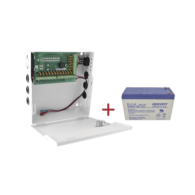 Imagen de Kit / Fuente con 18 salidas / 20 Amperes totales / Ajuste de voltaje de 11-15 V / 20 A modelo PLK12DC20ABK / + Batería incluída LK712