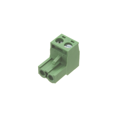 Imagen de Conector terminal de alimentación de 2 pines en color verde (EPO)