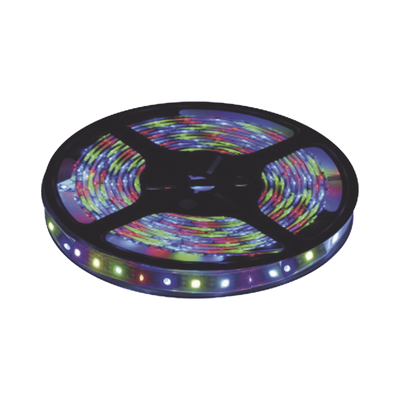 Imagen de Tira Led Multicolor de 5 m / Uso Exterior / Potencia 22 W / 900 lm/ 12 V CD / Necesario transformador  (No incluido).