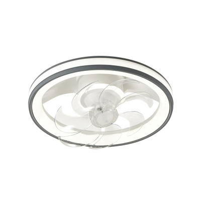 Imagen de Ventilador de Techo con Luminario LED de  110 V CA 50/60 Hz /  88 W /4500 Lm / 6500 - 4 000 - 2 700 K /3 Tonos de Luz / 500 mm / 6 Velocidades / Dimeable /Color Blanco y Gris.