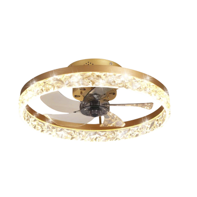 Imagen de Ventilador de Techo con Luminario LED de  110 V CA 50/60 Hz /  88 W /4500 Lm / 6500 - 4 000 - 2 700 K /3 Tonos de Luz / 400 mm / 3 Velocidades / Dimeable.