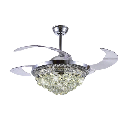 Imagen de Ventilador de Techo con Luminario LED de  110 V CA 50/60 Hz /  88 W /4500 Lm / 6500 - 4 000 - 2 700 K /3 Tonos de Luz / 1075 mm / 6 Velocidades /No Dimeable.
