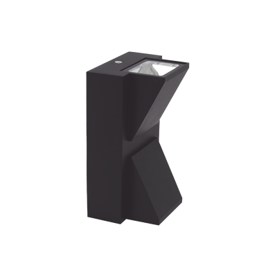 Imagen de Lámpara Arbotante 6 W 330 lm / Dimensiones 141 x 80 mm / 85 - 265 Vca~ 50/60Hz / Luz Cálida 2 700 K / Uso en exterior IP 54.