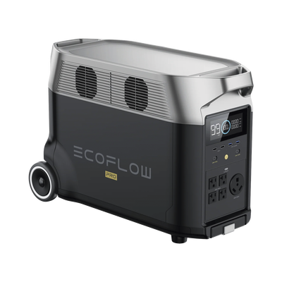 Imagen de Estación de Energía Portátil DELTA PRO 3600Wh Litio LFP / 5 AC 3600W (7200W Pico) / 2 USB-C 200W / Capacidad para Aumentar Respaldo / Cargador de Coche 10A a 12.6V / Conectividad WiFi y Bluetooth (App) / Carga Solar 1600W Max.
