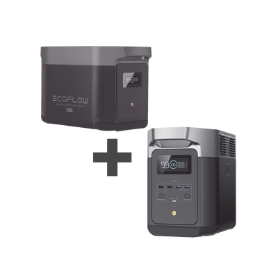 Imagen de Kit de Estación de Energía Portátil 2048Wh + Batería Externa 2048Wh (4096Wh Totales)
