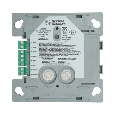 Imagen de Módulo de Sincronización Inalámbrico / Compatible con Paneles Notifier, Fire-Lite, Silent Knight y Farenhyt / Incluye Baterías