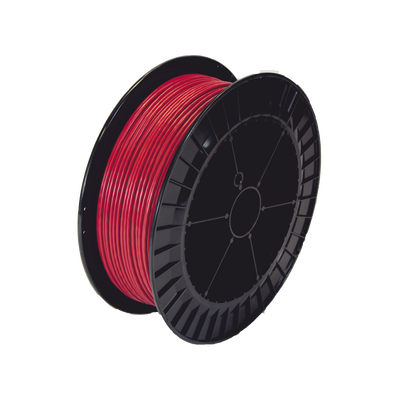 Imagen de Bobina de 152 Metros de Cable Detector de Calor, Temperatura Fija 68 grados Celsius, Recubrimiento de Nylon Rojo para Aplicaciones en Exterior, con Guía Acerada