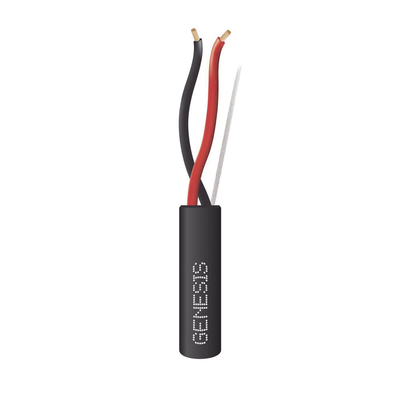 Imagen de Bobina de Cable 305 Metros / 2 x 14 AWG tipo FPL / Color Negro / Para uso en intemperie y enterrado directo / Uso en aplicaciones en sistemas de detección de incendio y Sistemas de Evacuación.