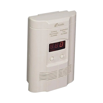 Imagen de Paquete de 2 Pzas â”‚ Detector Autónomo de Monóxido de Carbono (CO) y Gases Explosivos (Propano y Metano) â”‚ Pantalla Digital â”‚ Conexión Directa a 120 Vca â”‚ Batería de Respaldo Incluida
