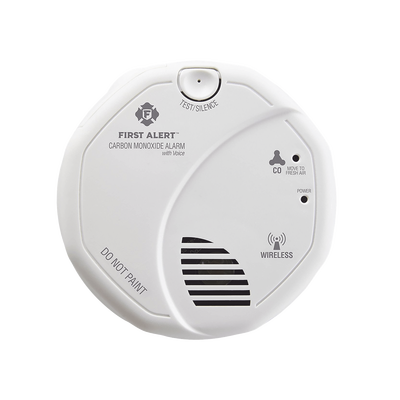 Imagen de Alarma de monóxido de carbono (CO) interconectada inalámbricamente con voz y ubicación de la alerta