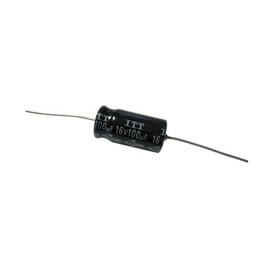 Imagen de Capacitor Electrolitico de 100 mF a 16 Vcc.