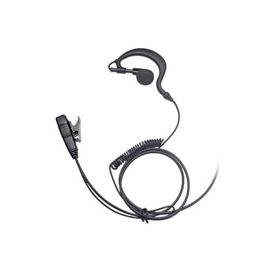 Imagen de Micrófono de Solapa con Audífono Ajustable al oído. Para.  NXRADIO TE-390, HYT TC610P/TC780