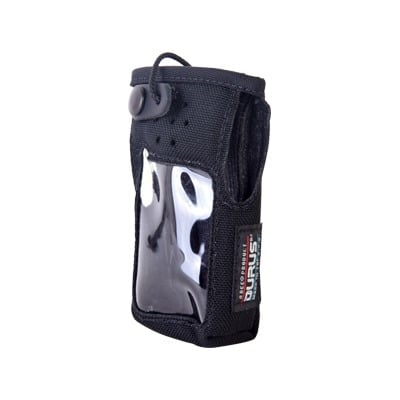 Imagen de Funda reforzada de Nylon, clip metálico en cinto, correa de broche y visor frontal / IC-F1000T/09 o IC-F2000T/09.