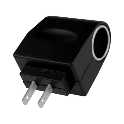 Imagen de Convertidor de Corriente de 110 / 240 Vca a 12 Vcc / 500 mAh con enchufe para encendedor de cigarrillos.