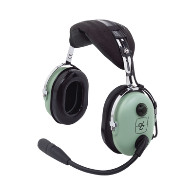 Imagen de Auriculares de ala fija con atenuación de ruido pasivo para aviación general