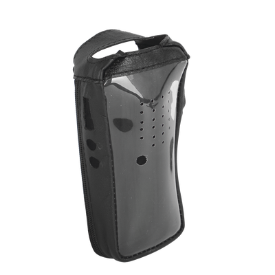 Imagen de Funda Reforzada de Piel con visor frontal transparente en TK-2202, TK-2212, TK-2302, TK-2402, NX-240, TKD-240.