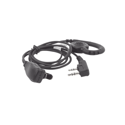 Imagen de Micrófono de solapa con audífono ajustable al oído para KENWOOD TK3230/3000/3402/3312/3360/3170,NX240/340/220/320/420, TKD240/340