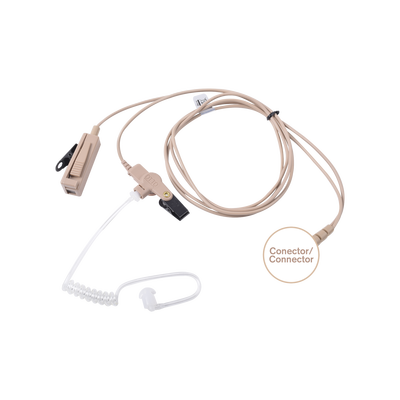 Imagen de Kit de Micrófono-Audífono profesional de 2 cables para KENWOOD NX-340/320/420, TK-3230/3000/3402/3312/3360/3170