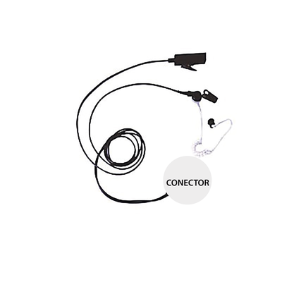 Imagen de Kit de Micrófono-Audífono profesional de 2 Cables para KENWOOD NX-200/300/410/5000, TK-480/2180/3180