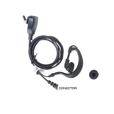 Imagen de Micrófono - audífono de solapa ajustable al oído para  TC-500/ 518/ 600/ 610/ 700 y radios GP300/ PRO2150/ P110/ GP350/ SP-10/ PRO3150/ EP450/ EP350/ MAG ONE