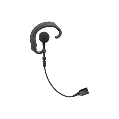 Imagen de Auricular de gancho para el oído (RESPONDER) con cable de fibra trenzada y conector SNAP. Requiere micrófono de solapa de 1 o 2 hilos de la Serie SNAP.