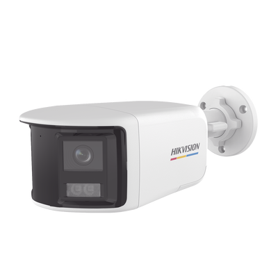 Imagen de [ColorVu + Dual Light + Panoramica] Bala TURBOHD 3K (5 Megapixel) / Micrófono Integrado / Angulo de visión 180° / Imagen a Color 24/7 / 40 mts Luz Blanca + 40 mts IR / Exterior IP67 / WDR