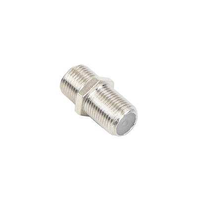 Imagen de Adaptador Barril para 75 Ohm, de Conector F Hembra a F Hembra, Níquel/ Estaño/ Polietileno.