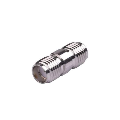 Imagen de Adaptador en Línea tipo Barril, de Conector SMA Hembra a SMA Hembra, Níquel/ Oro/ Teflón.