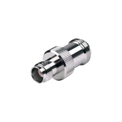 Imagen de Adaptador en Línea de Conector TNC Hembra a N Hembra, Níquel/ Oro/ Teflón.