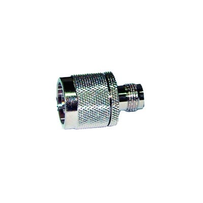 Imagen de Adaptador en Línea de Conector TNC Hembra a N Macho, Níquel/ Oro/ Teflón.
